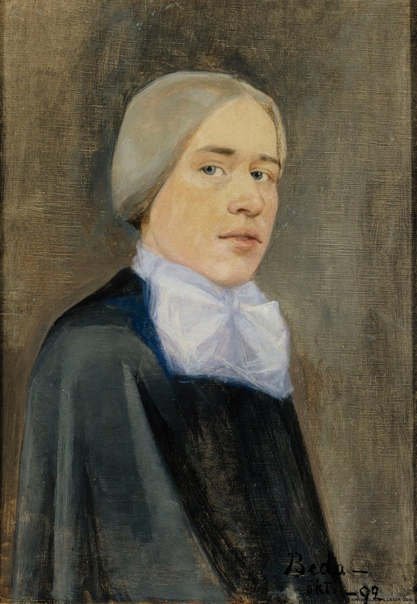 Selbstporträt von Beda Stjernschantz
