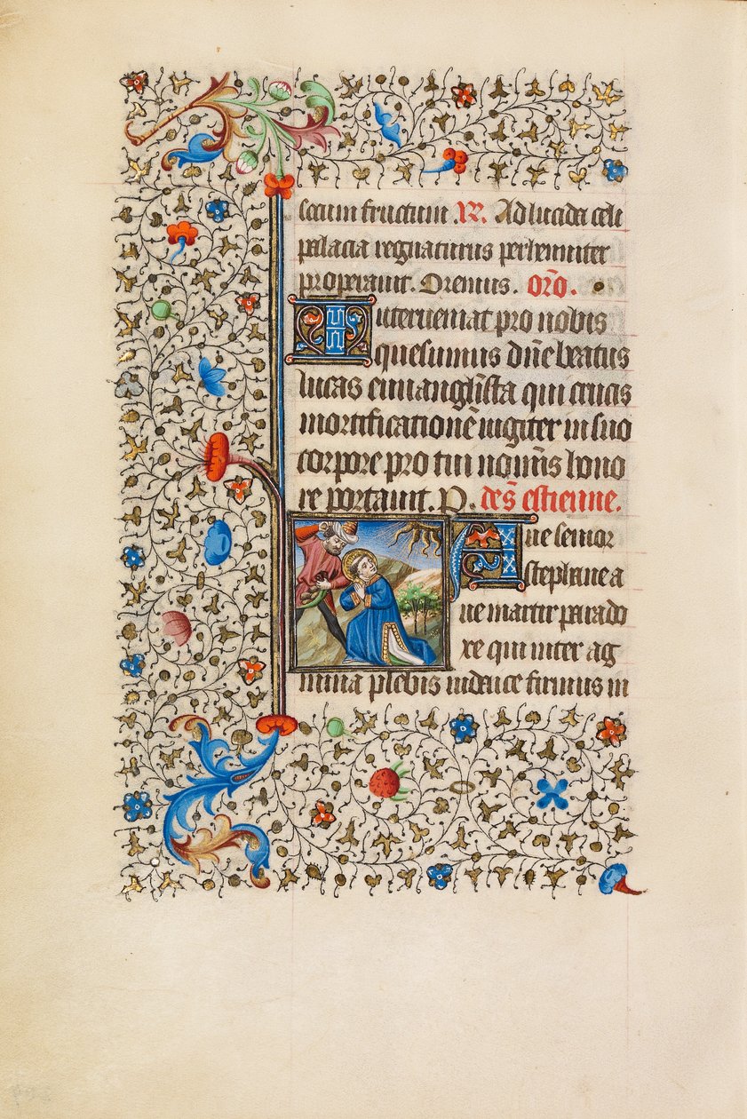 Die Steinigung des Heiligen Stephanus von Bedford Master