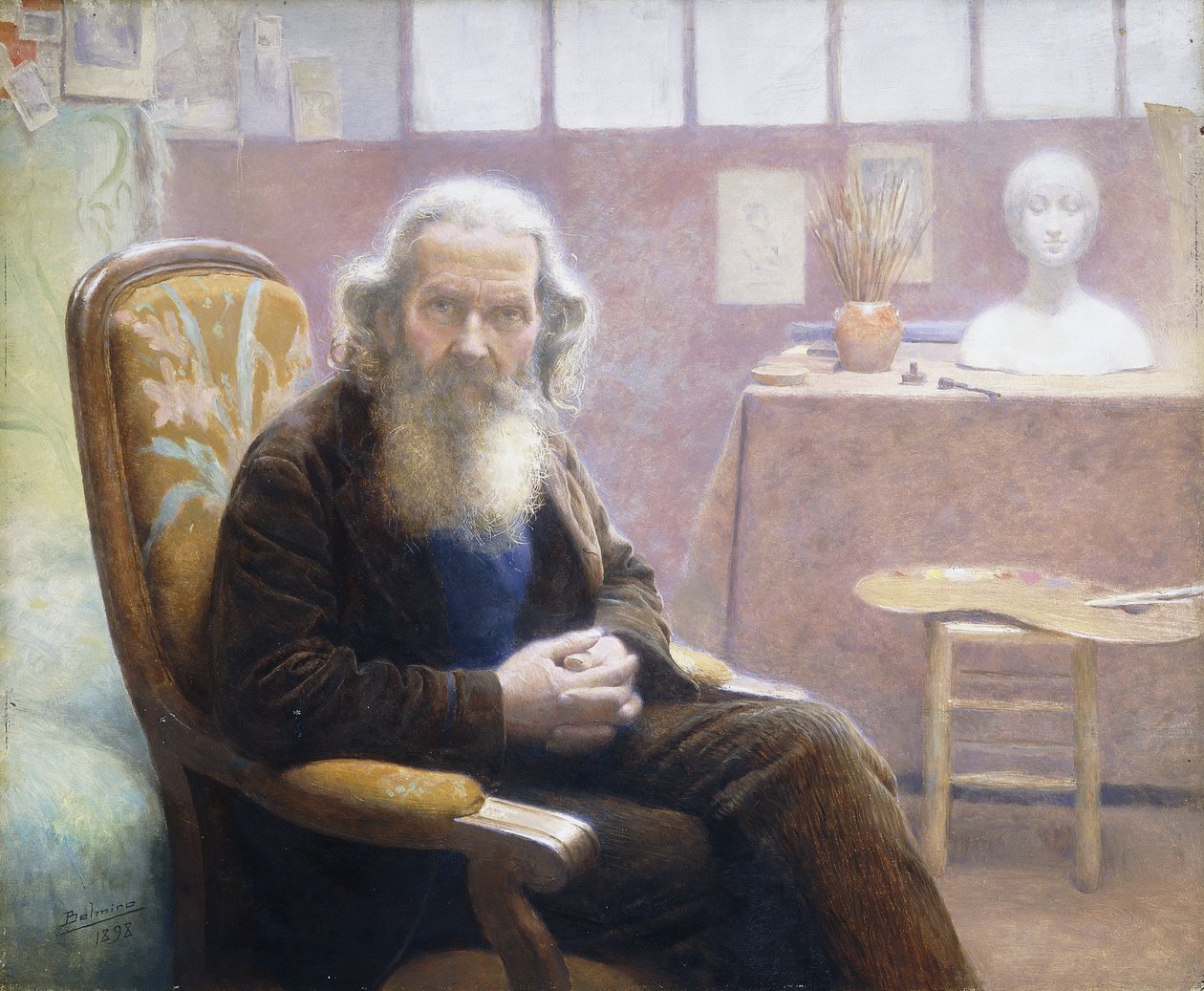 Ein alter Künstler von Belmiro de Almeida