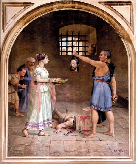 Die Enthauptung von Johannes dem Täufer von Benedito Calixto