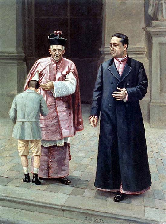 Padre Chico und Monsenhor Benedito Alves de Souza von Benedito Calixto