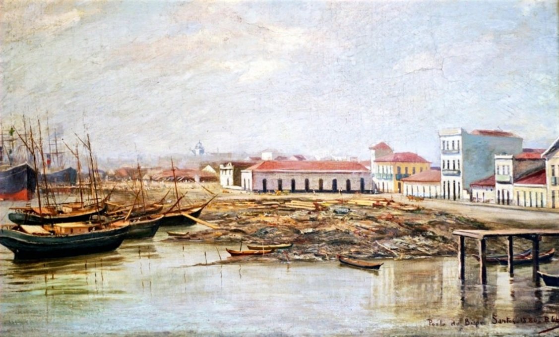 Porto do Bispo im Jahr 1886 von Benedito Calixto