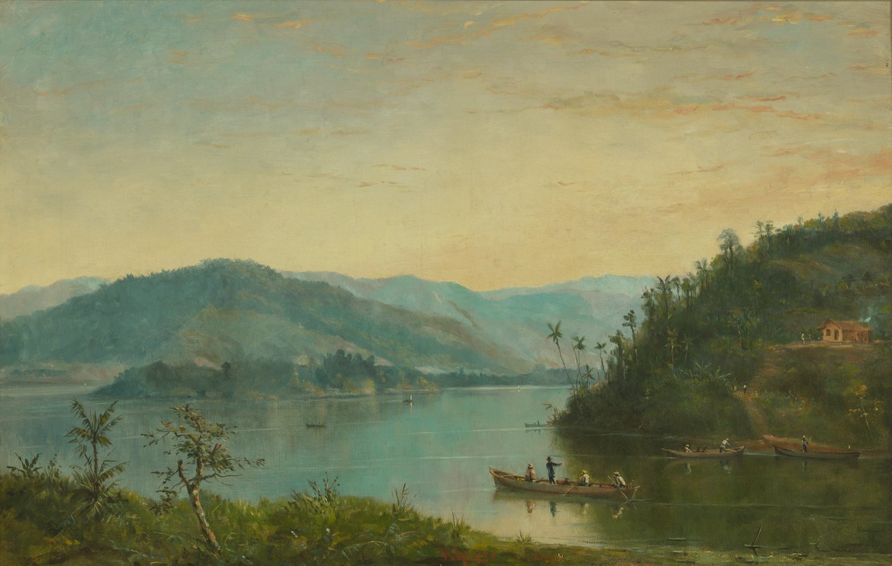 Fluss Itanhaém, SP, 1896 von Benedito Calixto