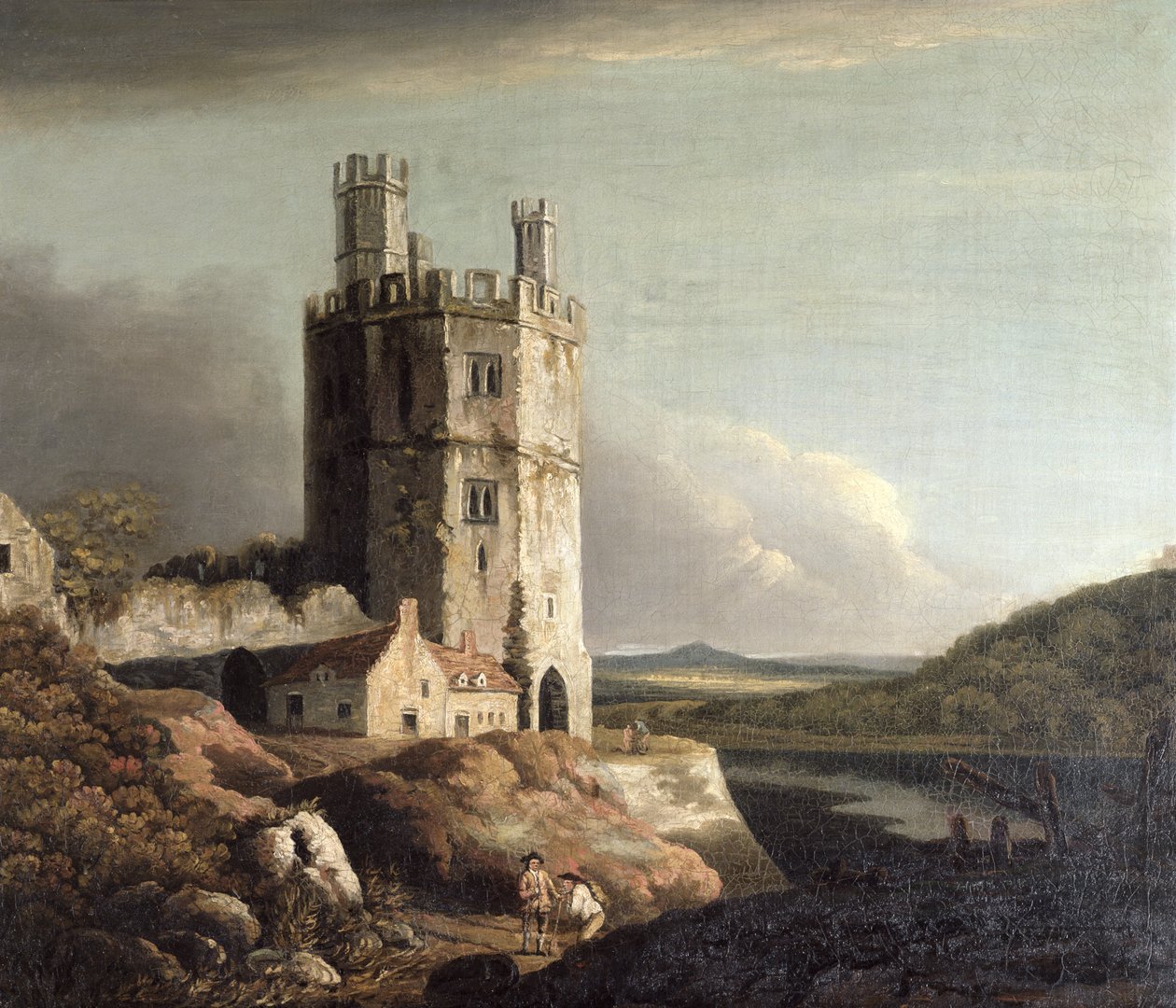 Der Adler-Turm, Caernarvon Castle, 1802 von Benjamin Barker