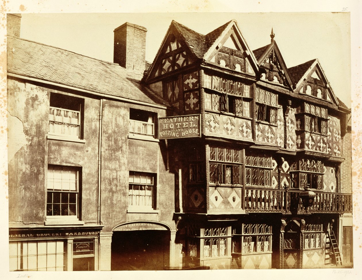 Eine Straße in Ludlow von Benjamin Brecknell Turner