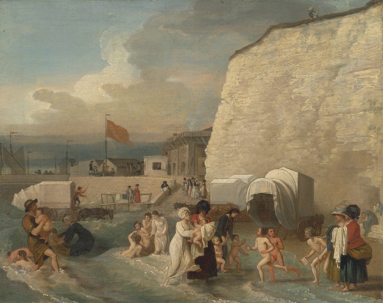 Der Badeplatz in Ramsgate von Benjamin West
