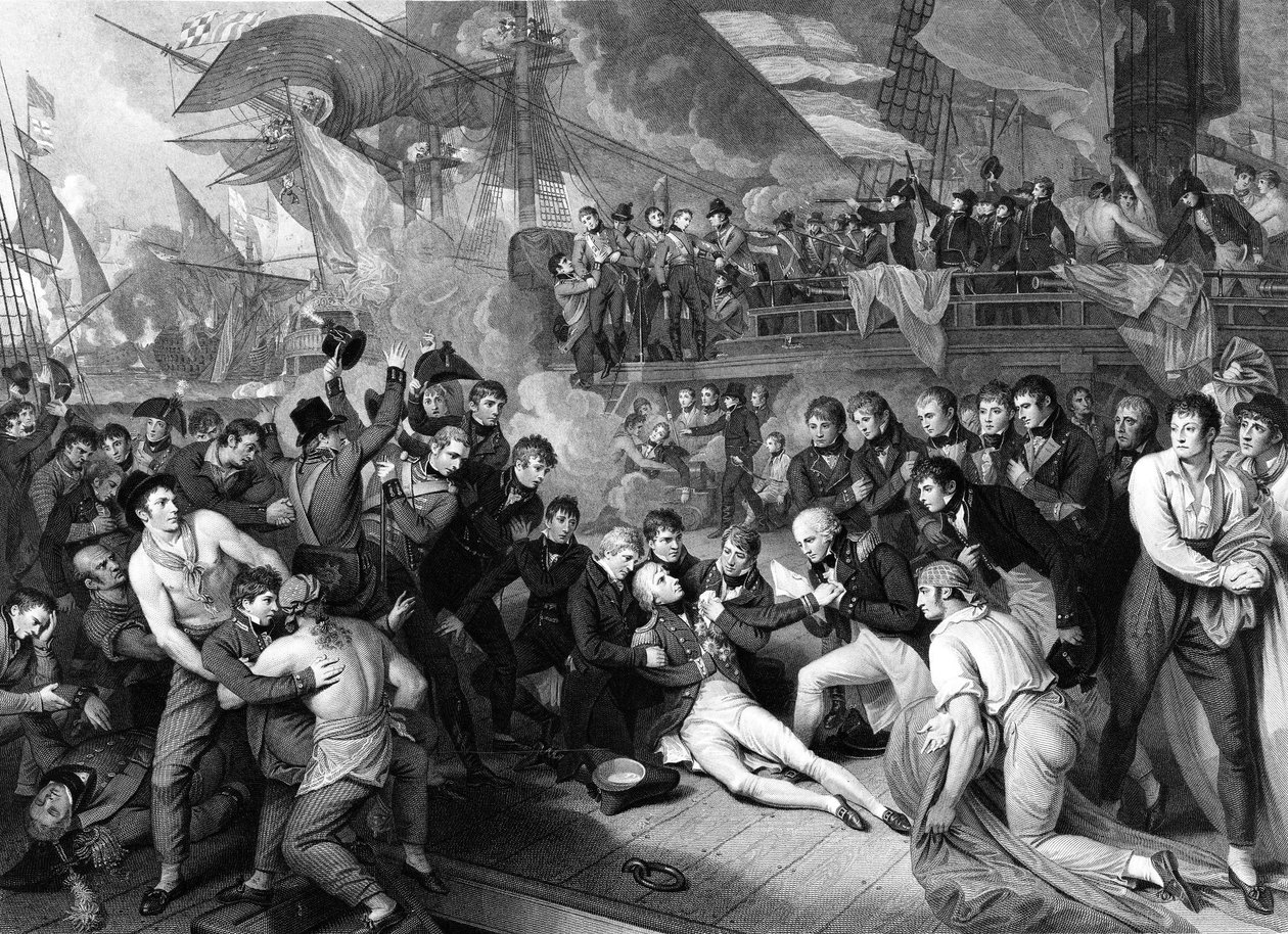 Der Tod von Horatio Nelson von Benjamin (after) West