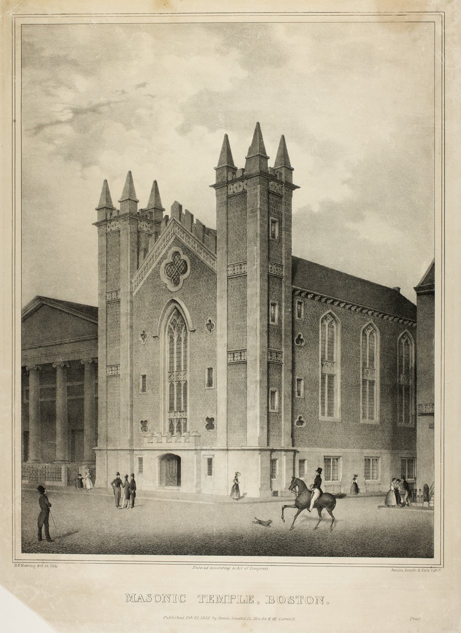 Freimaurertempel, Boston von Benjamin F. Nutting
