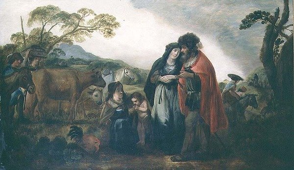 Laban und Rebekka von Benjamin Gerritsz. (after) Cuyp