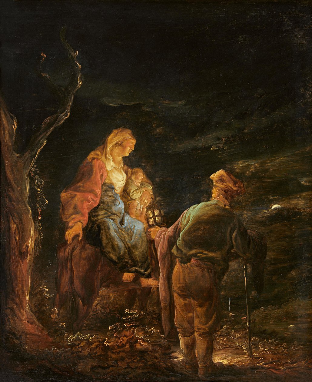 Ruhe auf der Flucht nach Ägypten von Benjamin Gerritsz Cuyp