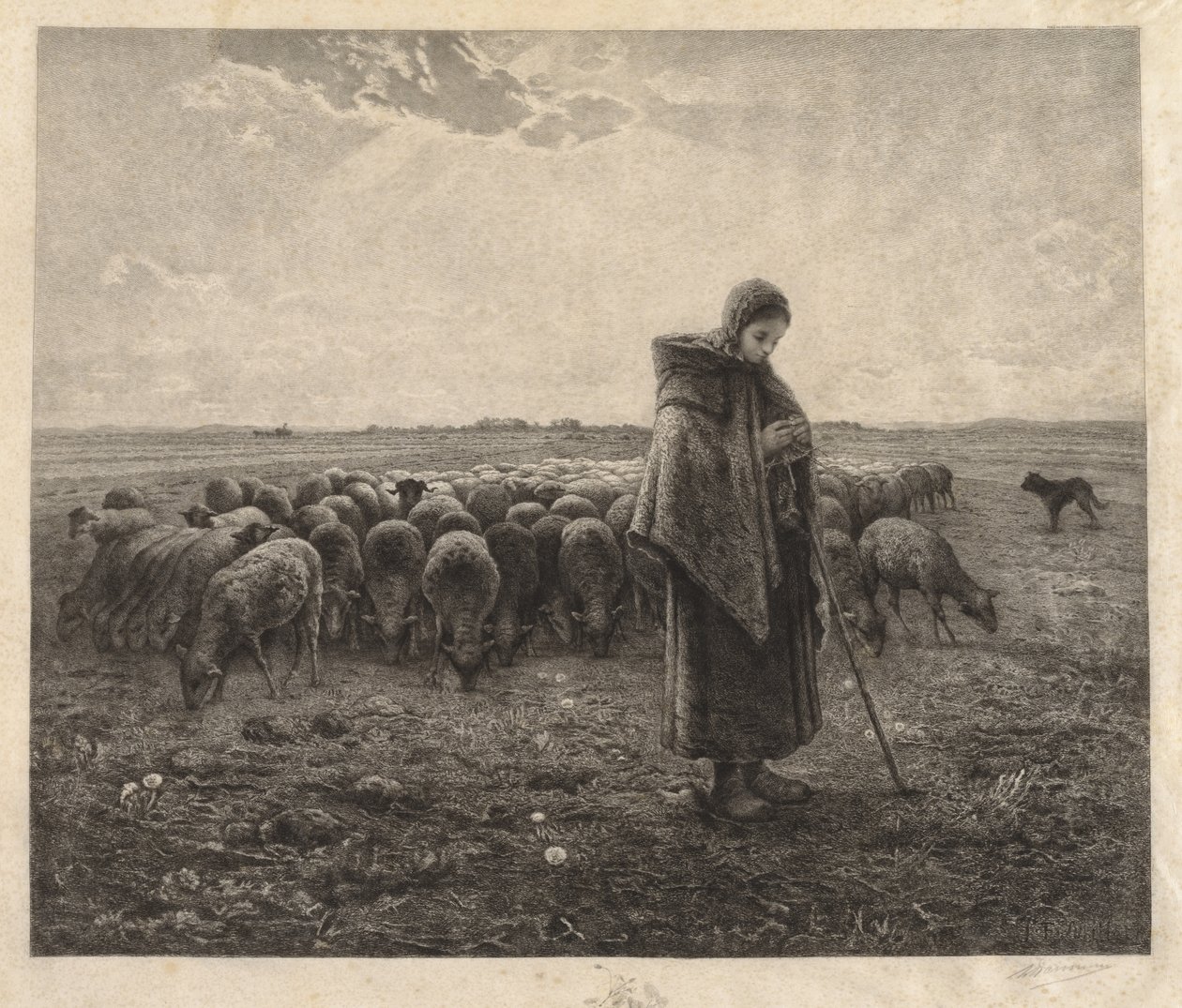 La Bergerie von Benjamin Louis Auguste Damman