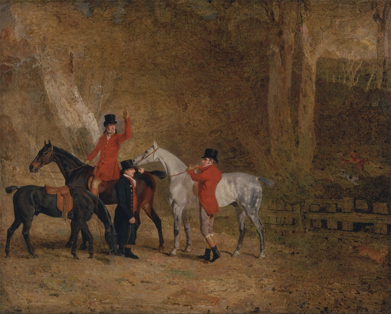 Fuchsjagdszene von Benjamin Marshall