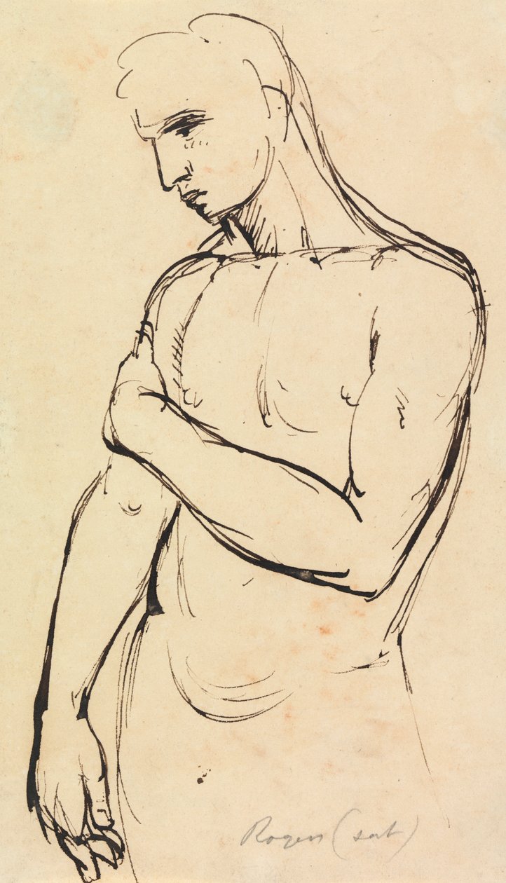 Studie eines jungen Mannes von Benjamin Robert Haydon
