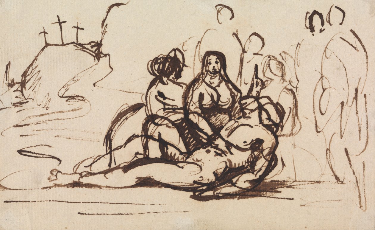 Studie der Pieta von Benjamin Robert Haydon