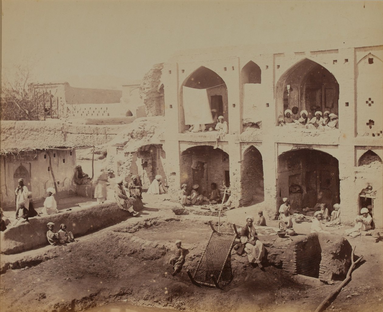 Straßenszene, Kandahar von Benjamin Simpson