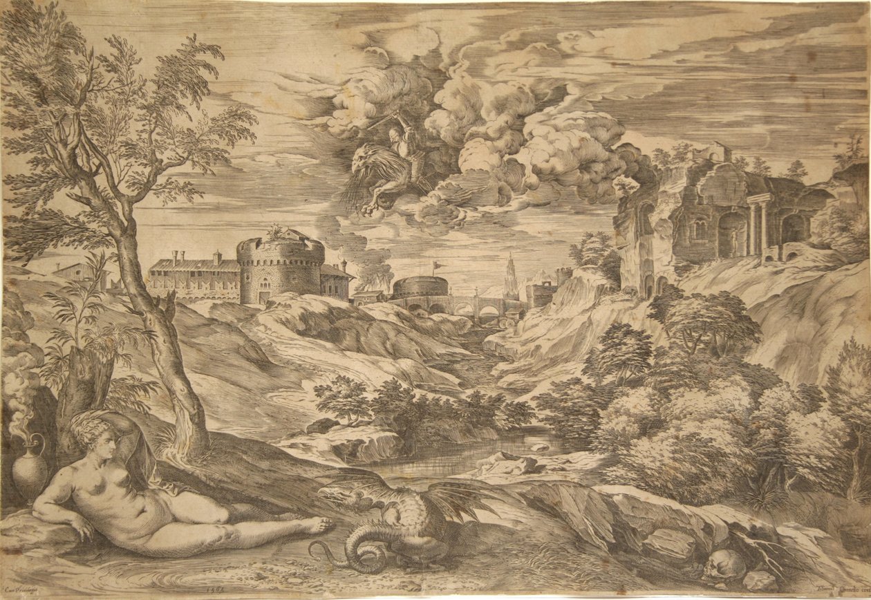 Medoro und Angelica von Benjamin Thomas Pouncy