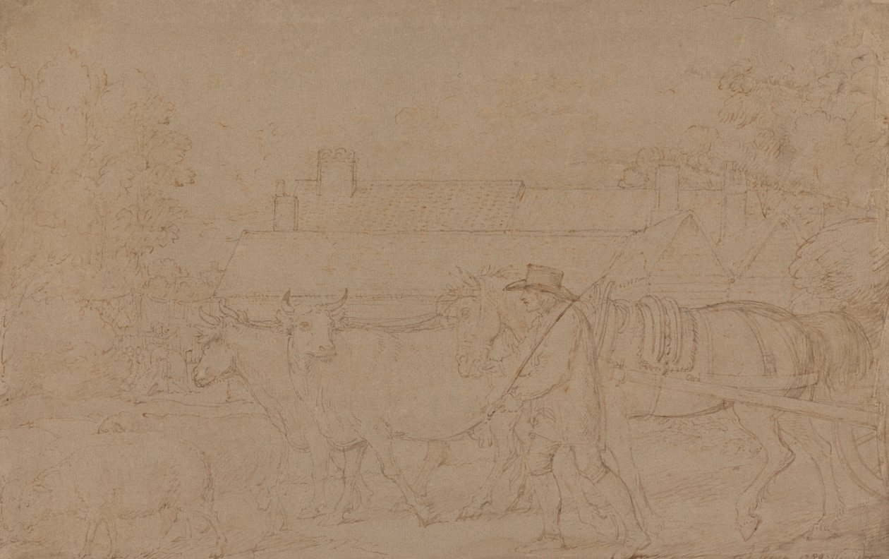 Ein Bauernhof in der Nähe von Windsor von Benjamin West