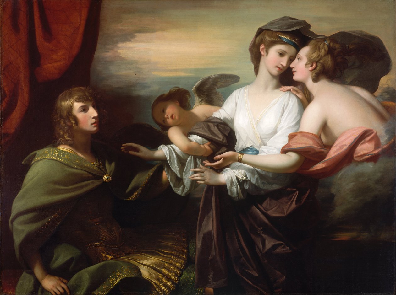Helena wird nach Paris gebracht, 1776 von Benjamin West