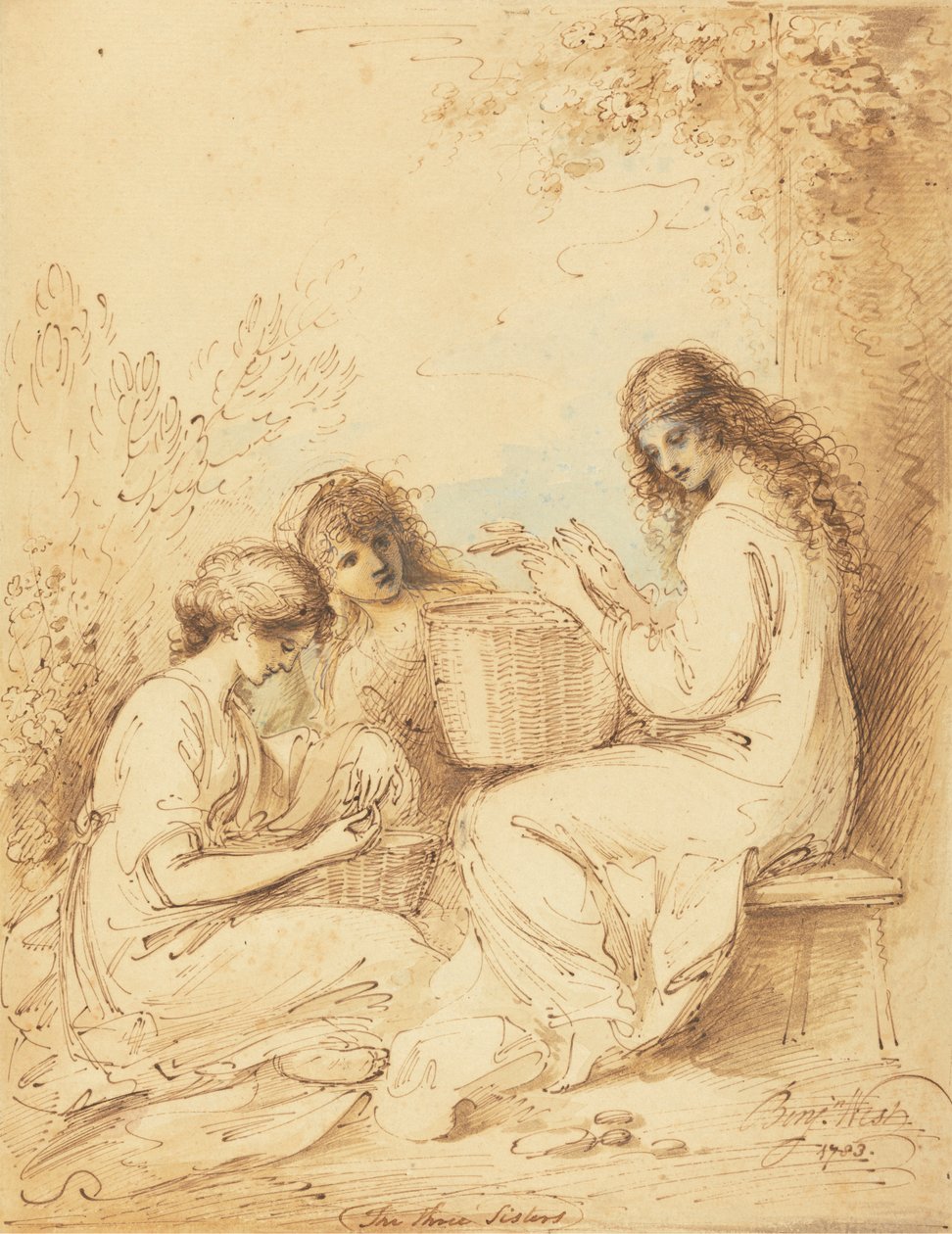 Die drei Schwestern von Benjamin West