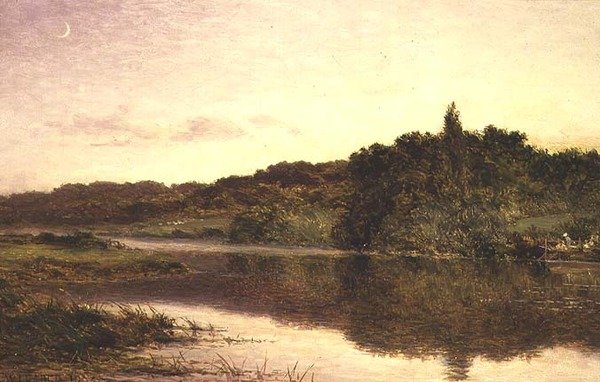 Eine Ansicht von Streatley von Benjamin Williams Leader