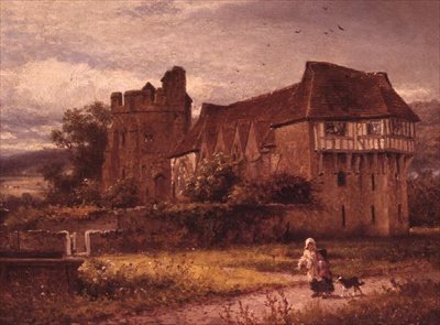Schloss Stokesay, Shropshire von Benjamin Williams Leader