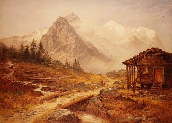 Blick von der Zugspitze von Garmisch-Partenkirchen von Benjamin Williams Leader