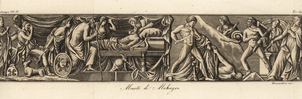 Tod von Meleager von Bennardoni Bennardoni