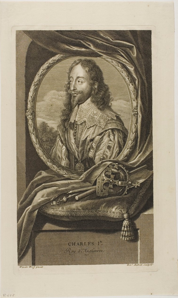Karl I., König von England von Benoit Audran I