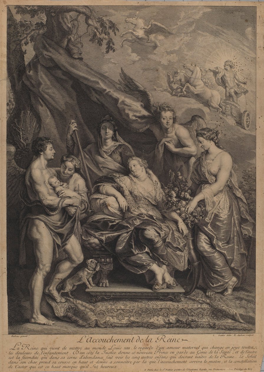 Die Entbindung der Königin von Benoit Audran I