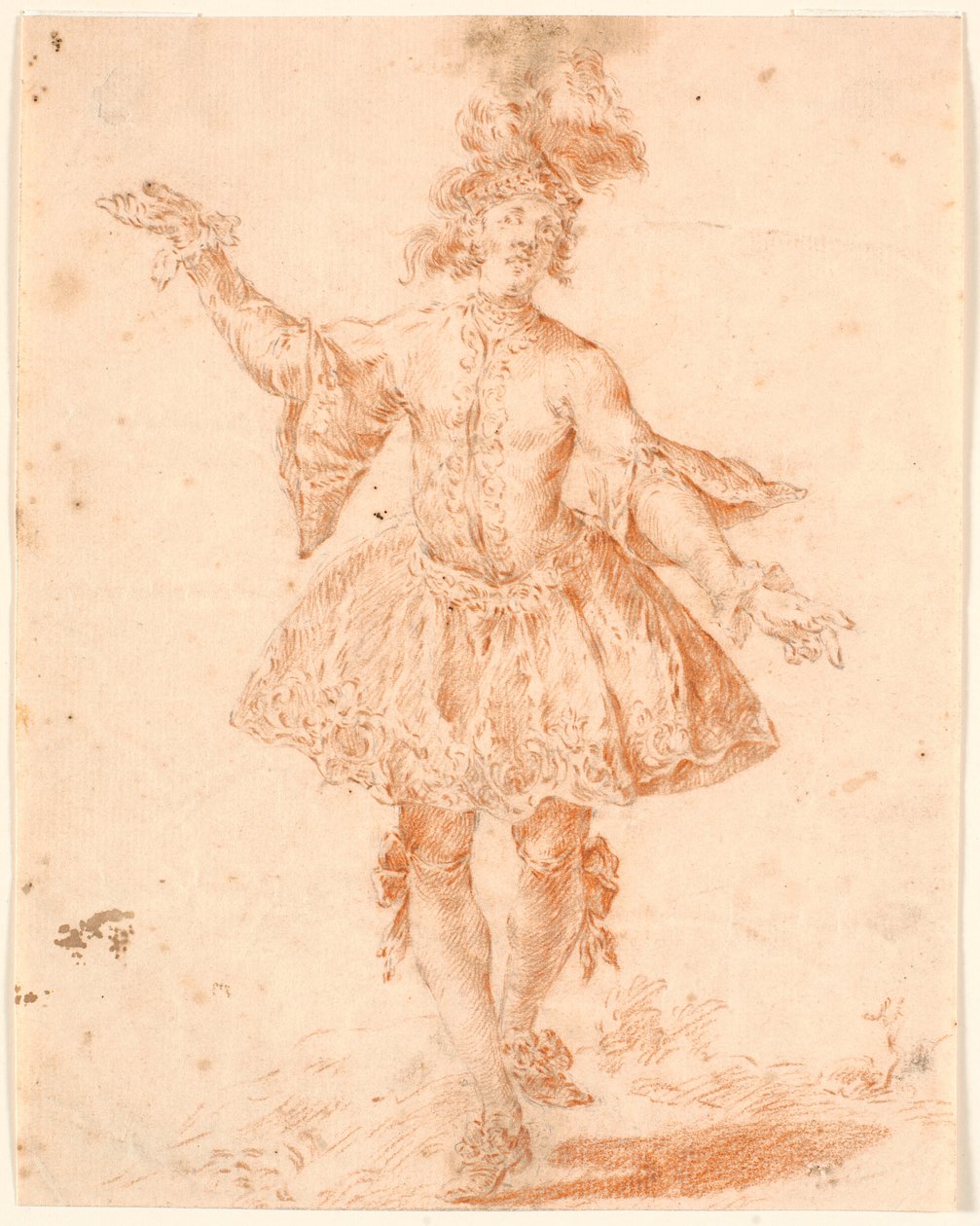 Stehende männliche Theaterfigur von Benoît Le Coffre