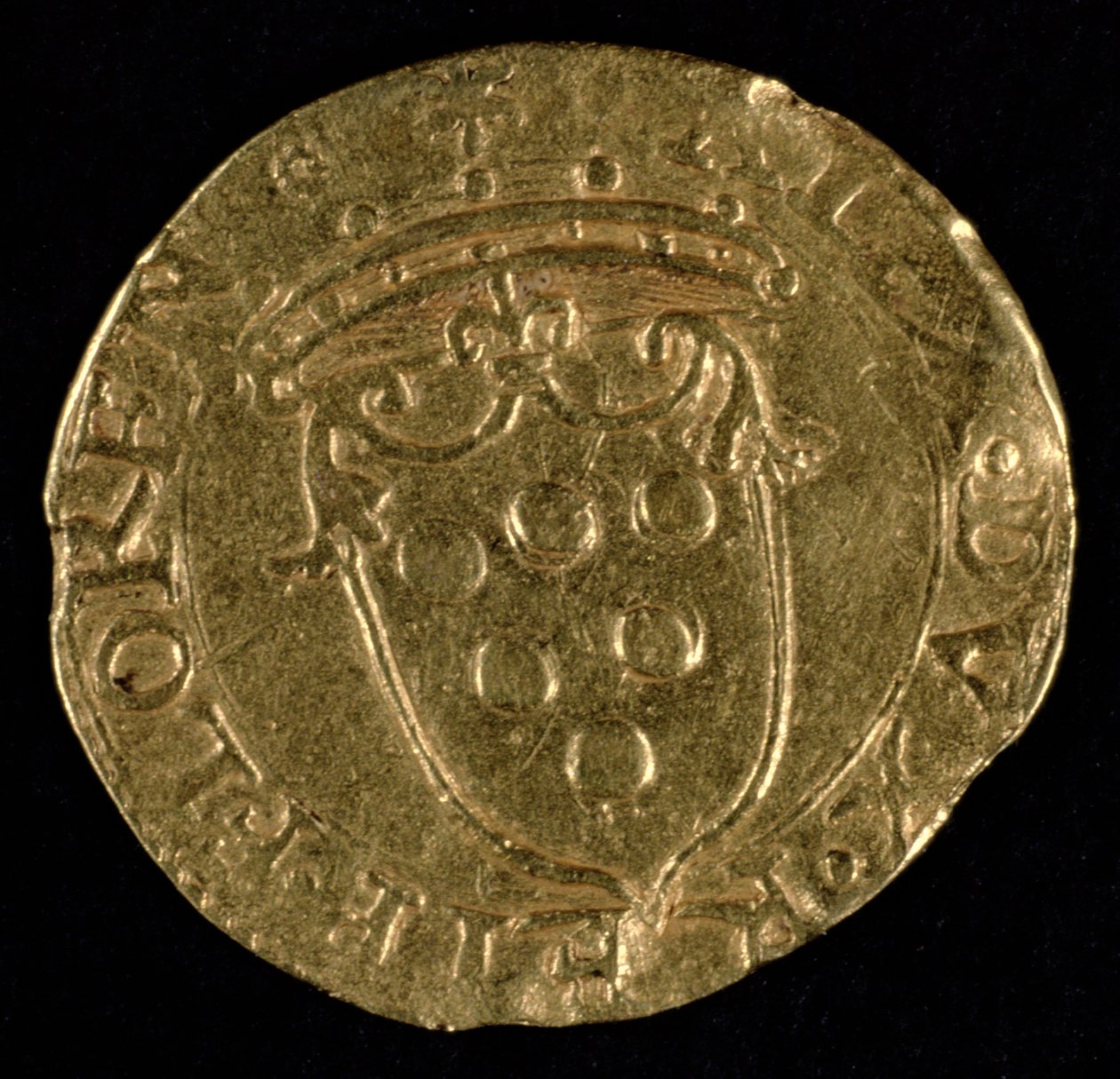 Scudo verziert mit dem Wappen der Medici von Benvenuto Cellini