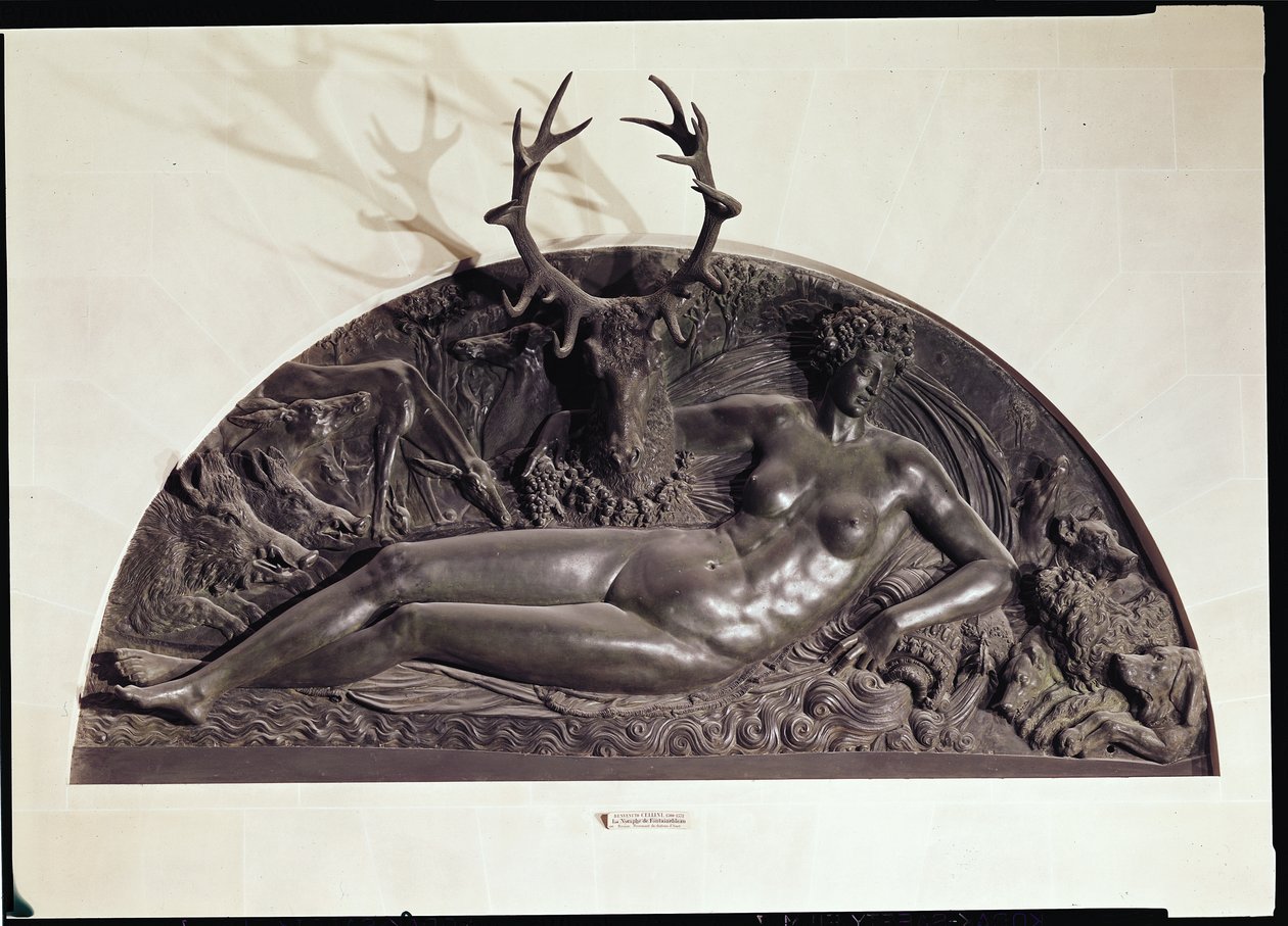 Die Nymphe von Fontainebleau, 1542 von Benvenuto Cellini
