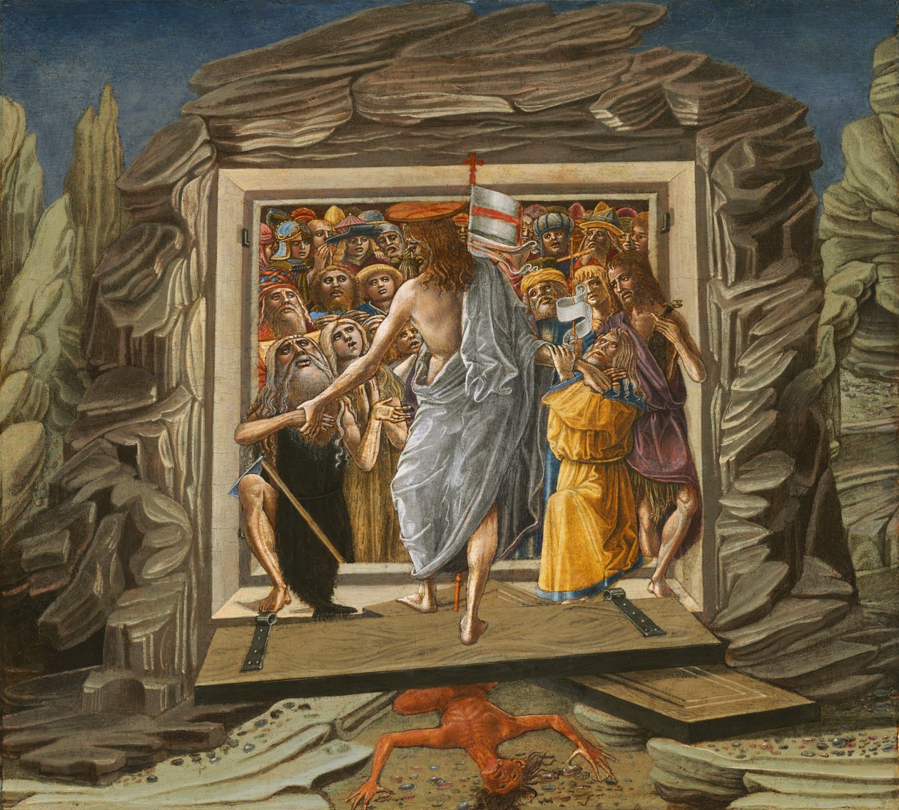Christus in der Vorhölle von Benvenuto di Giovanni