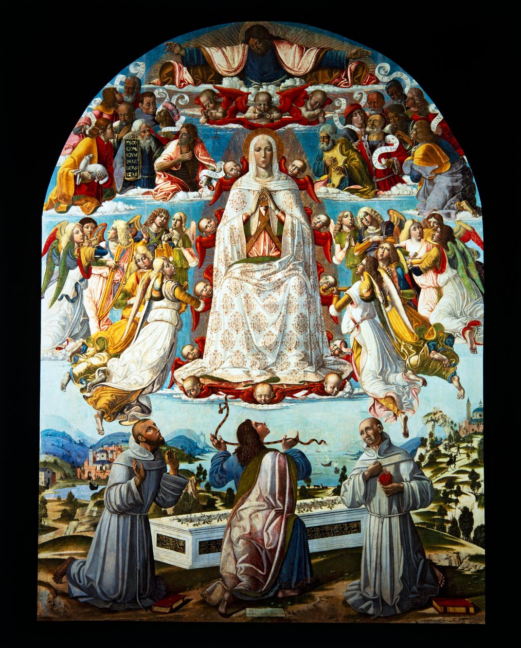 Die Himmelfahrt der Jungfrau Maria von Benvenuto di Giovanni