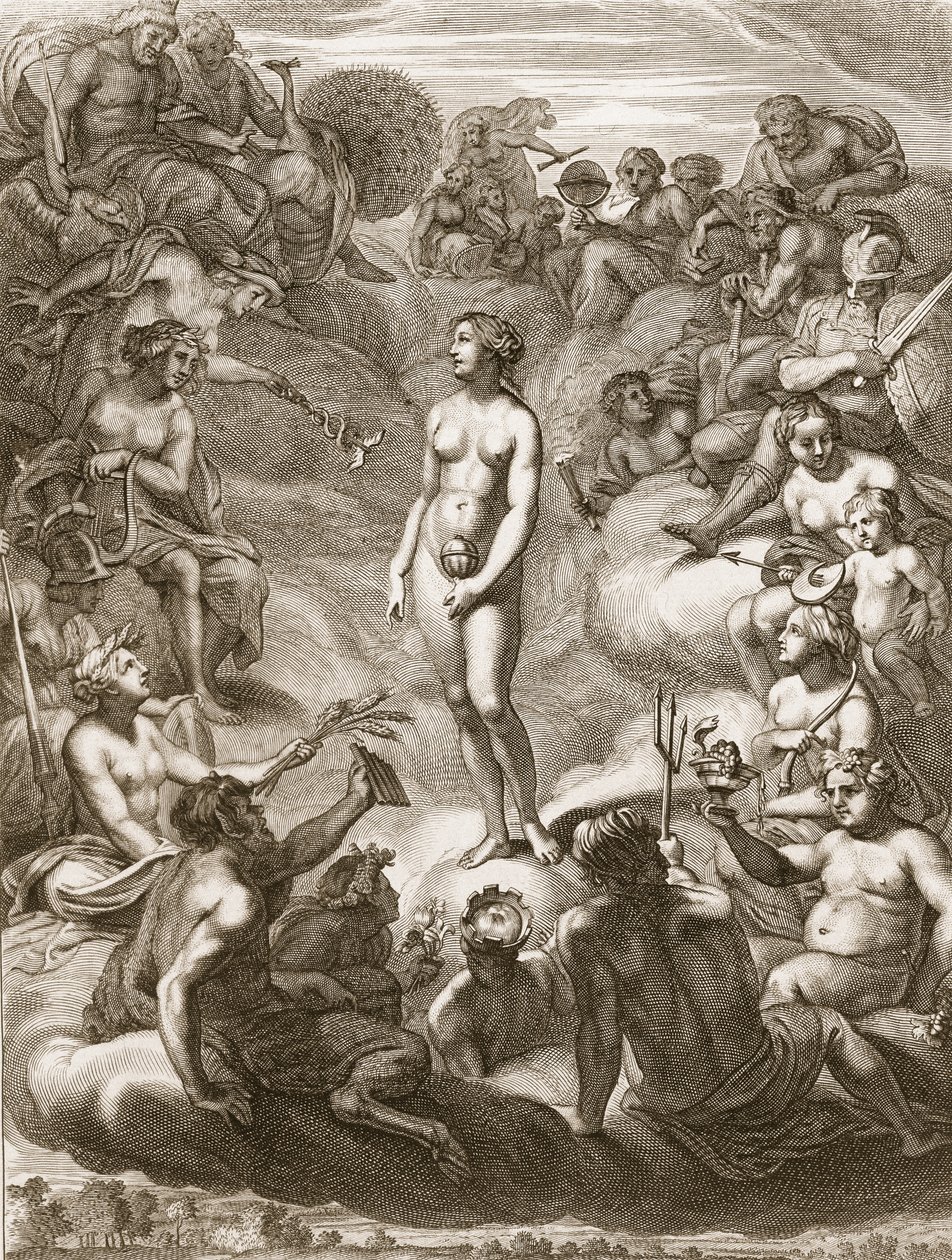 Pandoras Büchse, 1730 von Bernard Picart