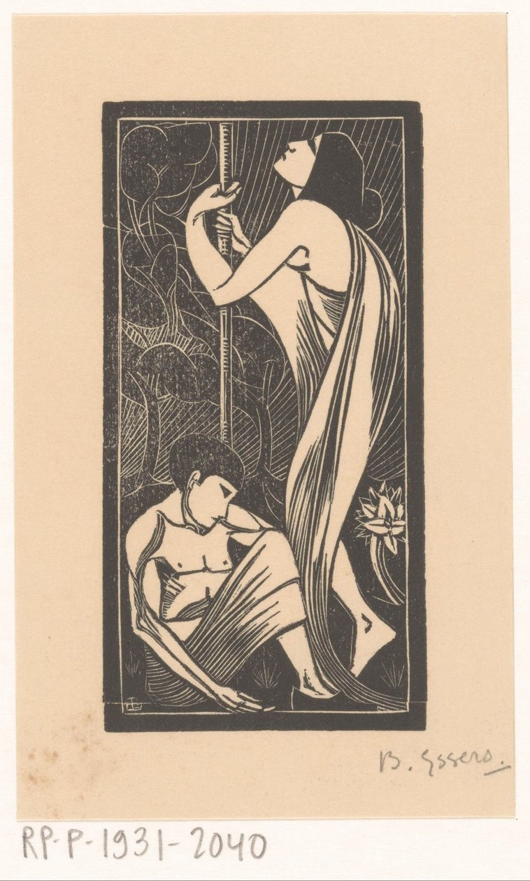 Nacht von Bernard Essers (signed by artist)