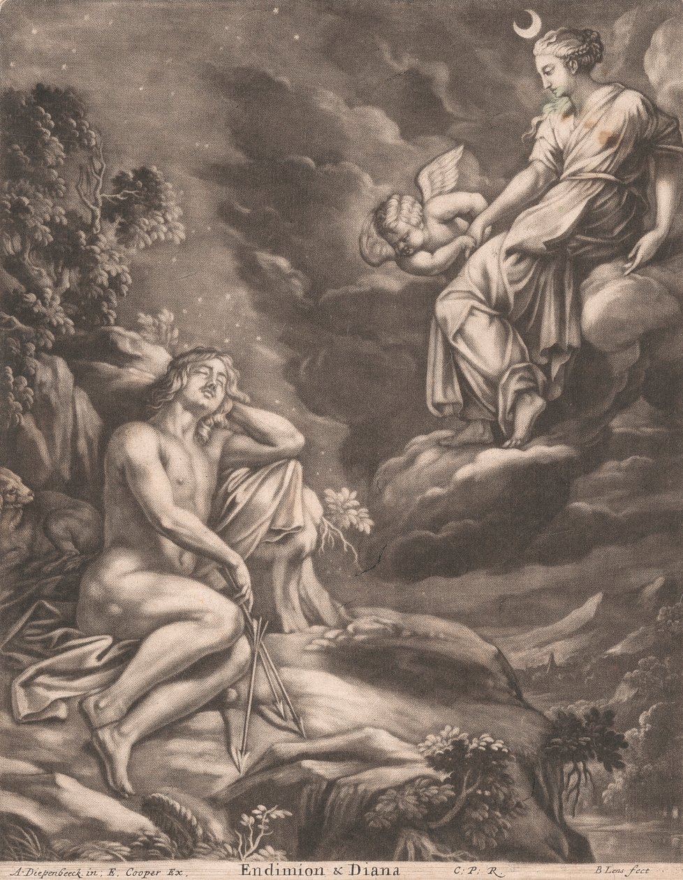 Endymion und Diana von Bernard Lens