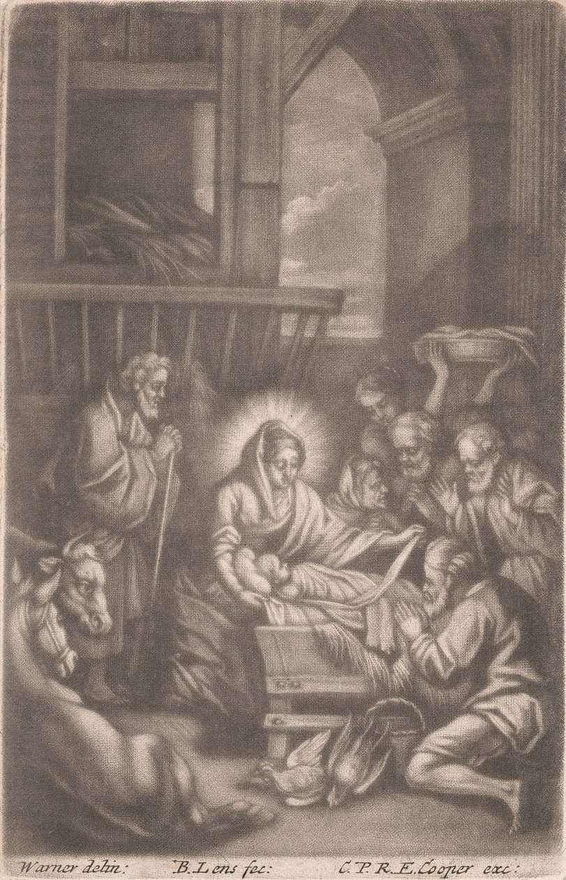 Die Geburt Christi von Bernard Lens