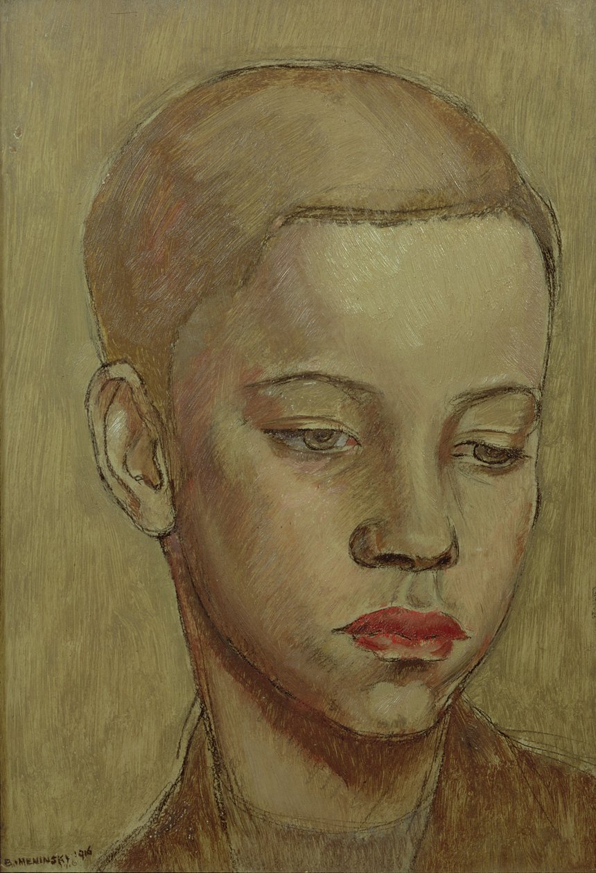 Kopf eines Jungen von Bernard Meninsky
