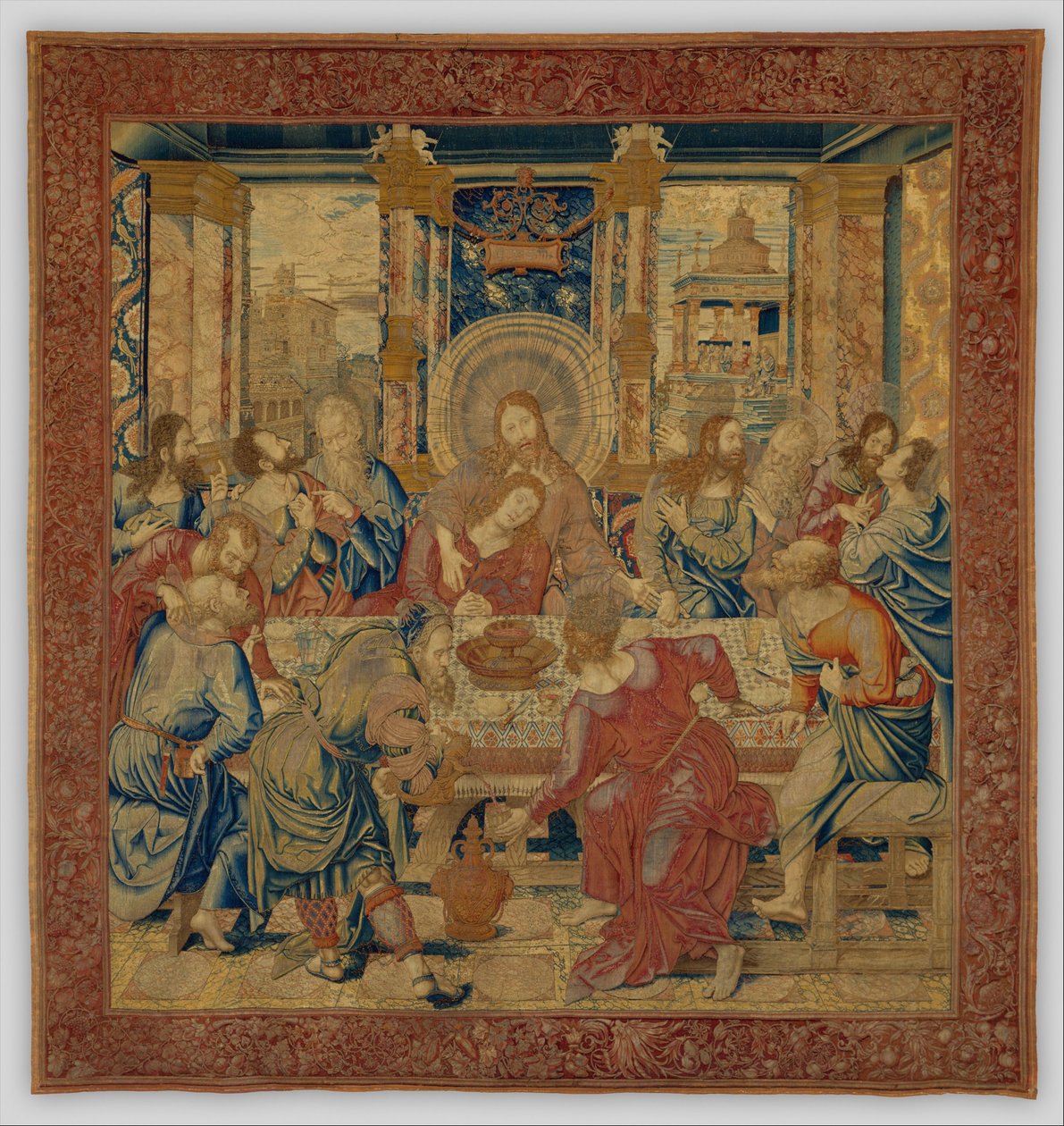 Das letzte Abendmahl von Bernard van Orley