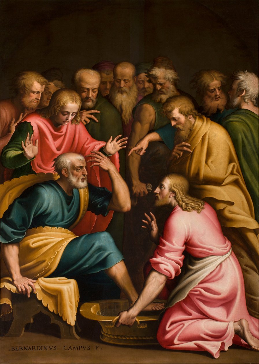 Fußwaschung von Bernardino Campi