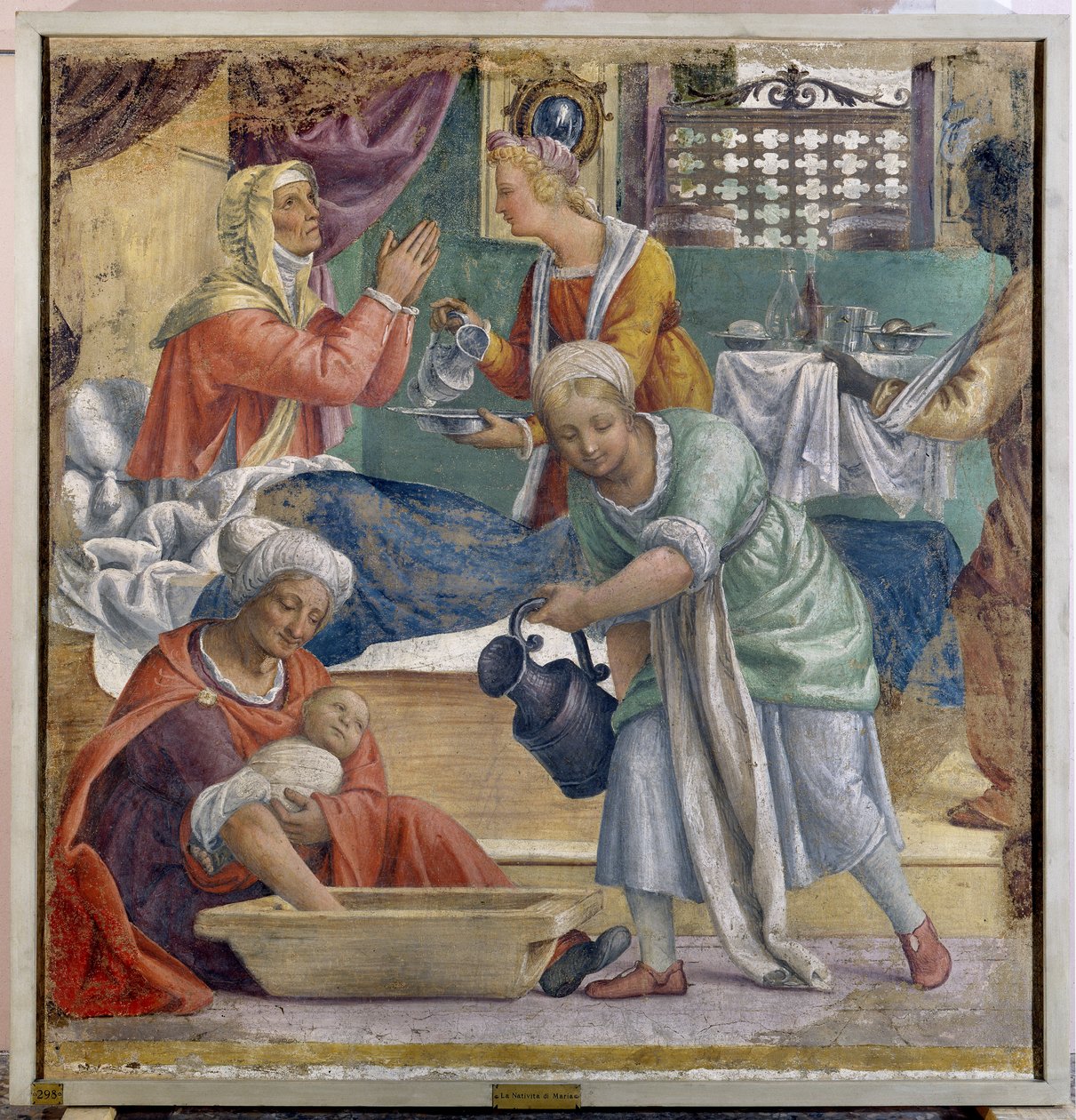 Geburt der Jungfrau von Bernardino Luini
