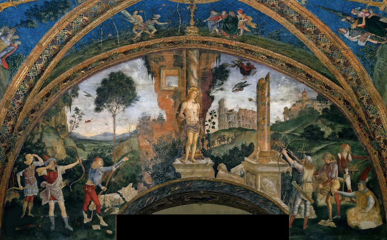 Das Martyrium des Heiligen Sebastian von Bernardino Pinturicchio