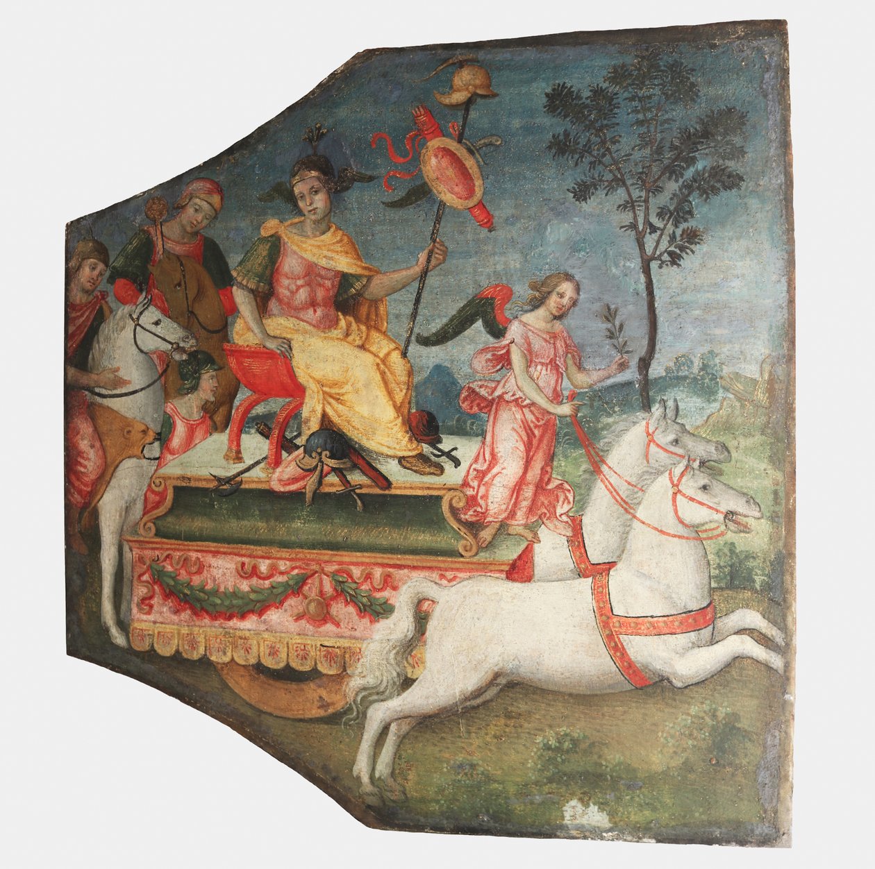 Triumph eines Kriegers von Bernardino Pinturicchio