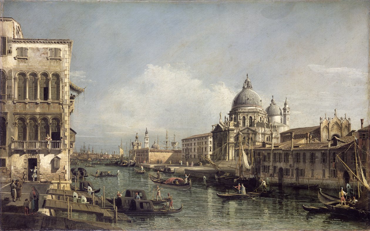 Eingang zum Canal Grande, Venedig von Bernardo Bellotto