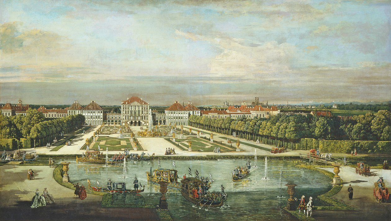 Schloss Nymphenburg, München von Bernardo Bellotto