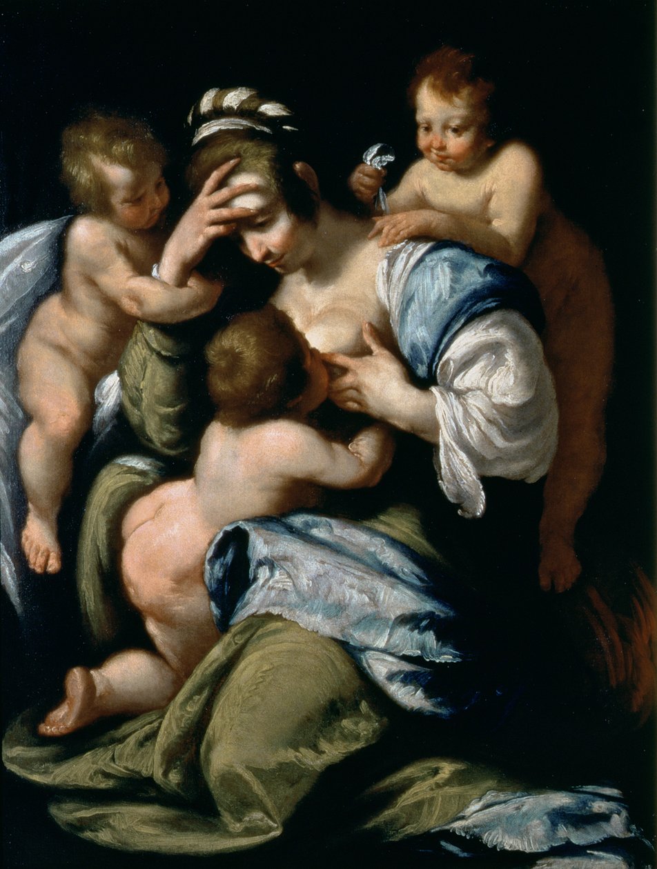 Nächstenliebe von Bernardo Strozzi