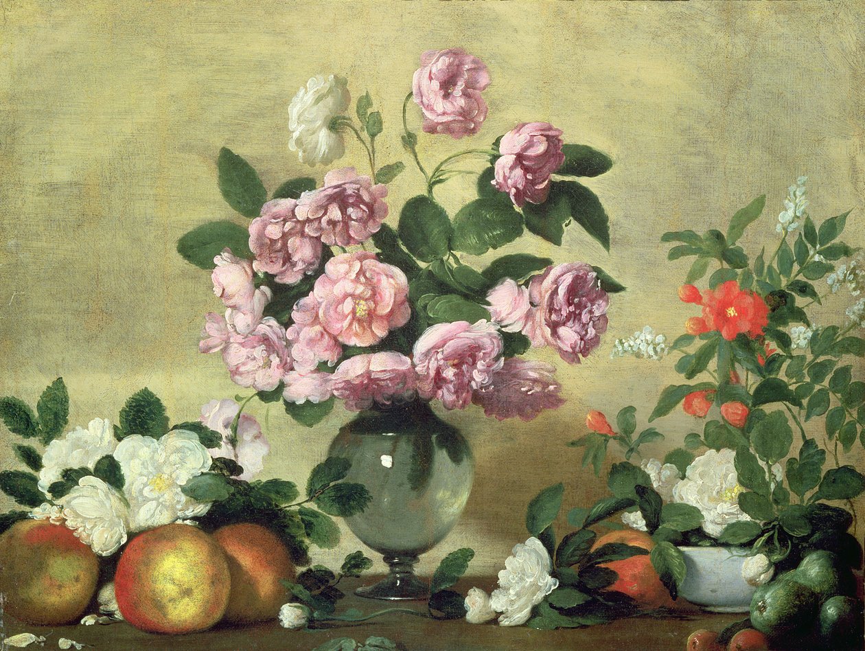 Blumen und Früchte von Bernardo Strozzi