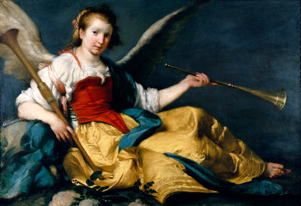 Eine Allegorie des Ruhms von Bernardo Strozzi