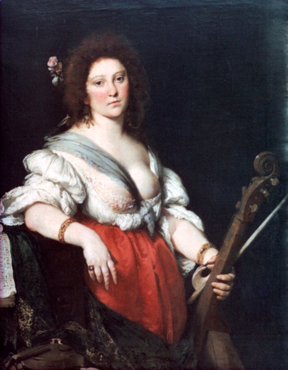 Gambenspieler, ca. 1635 von Bernardo Strozzi